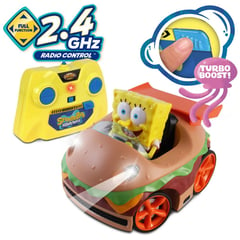 BOB ESPONJA - En Cangreburger Carro a Control con Turbo Boost