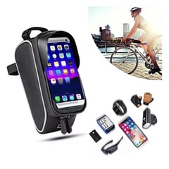 SEISA - Estuche Impermeable para Teléfono en Bicicleta Porta Celular