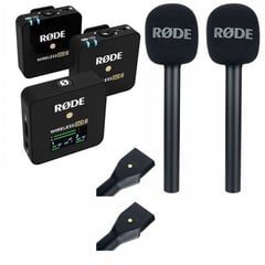 RODE - Wireless Go Ii 2-personas + 2 Interview Go Adaptad