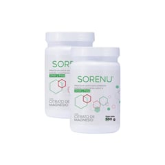 SORENU - Pack x 2 Mezcla instantanea con Citrato de magnesio 500gr -