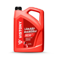 VISTONY - Líquido para Radiador Refrigerante Galón Rojo