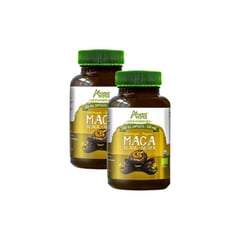 AMAZON ANDES - Pack x 2 Maca Negra Orgánico en cápsulas 100u - 500mg -