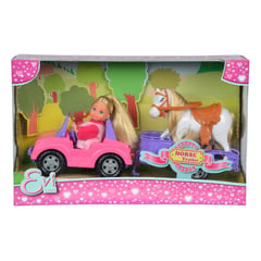 EVI LOVE - MUÑECA con Suv Transporte Pony