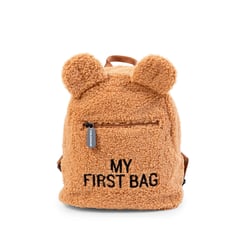 CHILDHOME - MOCHILA PARA NIÑOS MY FIRST BAG TEDDY BROWN