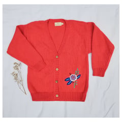 GENERICO - Maxxima - Cardigan Flora - Coral