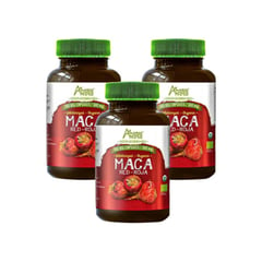 AMAZON ANDES - Pack x 3 Maca Roja Orgánico en cápsulas 100u - 500mg -