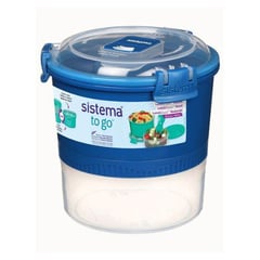 SISTEMA - Hermetico 965ml Lunch Stack To Go Azul