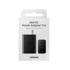 Cargador Power Adapter Trio 65W USB-C - Negro