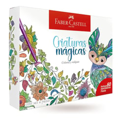 FABER-CASTELL - Set Criaturas Mágicas + 60 plumones Fiesta 45.