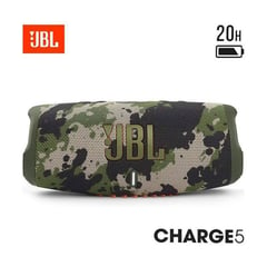 JBL - Charge 5 Parlante Bluetooth Premium Acuático Fiesta Viajero 20hrs.