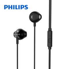 PHILIPS - Audifonos In Ear TAUE101bk Con micro 35mm Bass Sound Negro