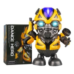 TOYSTATE - Robot Muñeco Transformers Bumblebee Bailarin Hero Dance