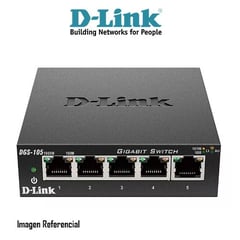 D LINK - SWITCH D-LINK 5 PUERTOS 10/100/1000MPS P/N: DGS-105