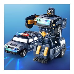 TOYSTATE - Robot de Juguete Convertible Automática a PC Super Policía