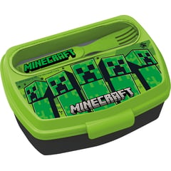MINECRAFT - Sadwichera rectangular con cubiertos Minecraft