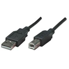 GENERICO - Cable Impresora USB-A macho a USB-B macho AMBM-5M WESTOR
