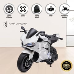 DUCATI - Moto a Batería para Niños «DUCATI DIAVEL» Licenced White