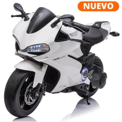 DUCATI - Moto a Batería para Niños « DIAVEL» Licenced White
