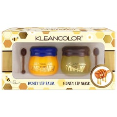 KLEANCOLOR - Set balsamo labial y mascarilla miel