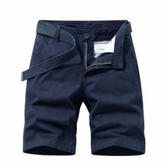 DENISASAA - Pantalones cortos Cargo Casual Stretch Pantalones de playa para hombre