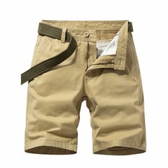 DENISASAA - Pantalones cortos Cargo Casual Stretch Pantalones de playa para hombre