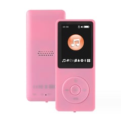 GENERICO - Reproductor de música Bluetooth mp3 + tarjeta de memoria de 64 GB - Rosa