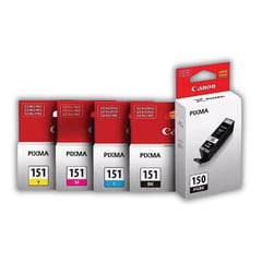 CANON - Pack tinta CLI-151 + PGI-150BK, 5 colores