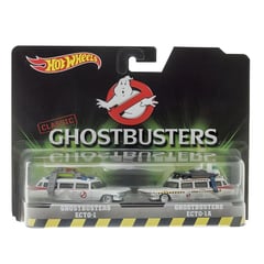 HOT WHEELS - Ghostbusters Caza Fantasmas Ecto-1 y Ecto-1A pack