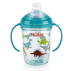 NUBY - Vaso 360 grados de Tritan 240 Ml Turqueza