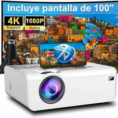 PUREPOWER - 2023 New proyector ultra portail LED HD 1080P Video-projector wifi  - p62