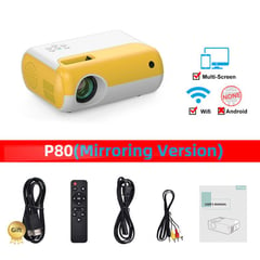 GENERICO - 2023 New proyector ultra portail LED HD 1080P Video-projector wifi  - p80