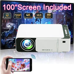 GENERICO - 2023 New proyector ultra portail LED HD 1080P Video-projector wifi  - T50