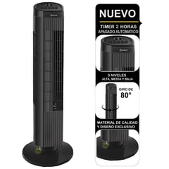 MIRAY - Ventilador Torre 30 VMTT-933 Negro