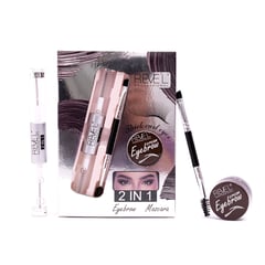 REVE'L PROFESSIONAL - KIT EYEBROW PARA CEJAS Y PESTAÑAS TONO MARRÓN OSCURO