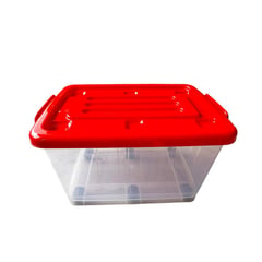 GENERICO - CAJA ORGANIZADORA MULTIUSO 45 LT CON 6 RUEDAS