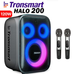 TRONSMART - Parlante Halo 200 120W P 2 Microfonos Inalambricos Karaoke