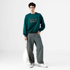 GLONIS - POLERA GREEN CREWNECK UNISEX