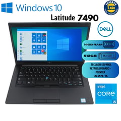 LAPTOP DELL. LATITUDE 7490 Core i5 /8GEN /Ram 16 / M2. 512. (Reacondicionado)