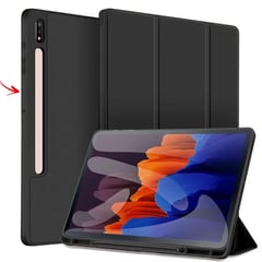 GENERICO - Funda Book Cover Galaxy Tab S7 Fe S7 Plus S8 Plus 12.4 portapencil