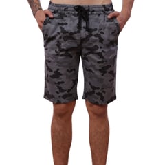 PLATINUM ZONE - Bermuda drill camuflado básico para hombre