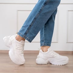 GENERICO - TENFO SHOES ZAPATILLAS PARA MUJER ALESSA BLANCO