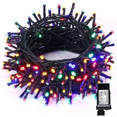 GENERICO - Luces para Árbol 100 Led 5 Secuencias Color Multicolor x 100 luces