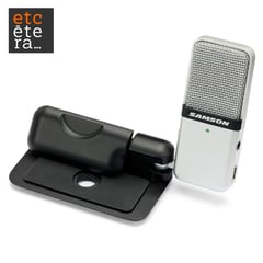 SAMSON - Micrófono Go Mic condensador ultraportátil aluminio