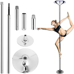 SPORT FITNESS - TUBO POLE DANCE FITNESS ESTATICO Y GIRATORIO