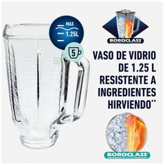 OSTER - Vaso para licuadora Clásica de Vidrio Pyrex