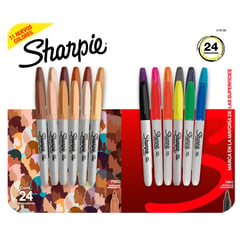 SHARPIE - Marcadores Colores Portrait x 24 Retratos, Caras y Colores