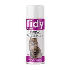 DRAG PHARMA - SHAMPOO SECO PERFUMADO "TIDY" PARA GATOS 100 g.