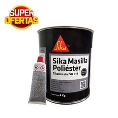 SIKA - Masilla Poliester para rellenos y acabados x 4 kg