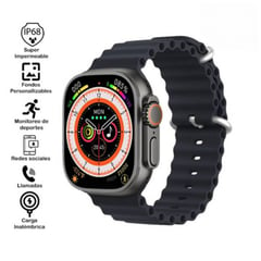 OEM - Smartwatch T900 Ultra 2 Big Serie 9 Siri Negro 2024