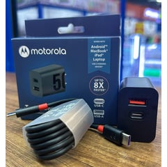 GENERICO - Cargador para Motorola Turbo Power 50W Carga Rapida CAJA